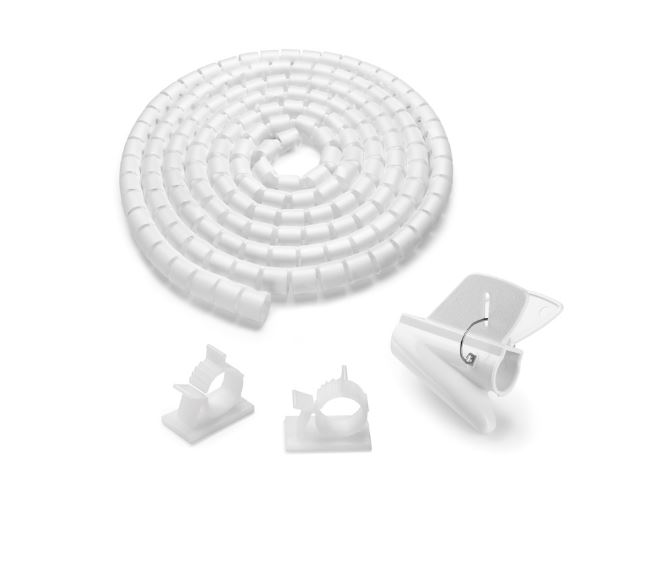 Agrupador de Cables Flexible 3m Blanco 20x20x3000 mm.