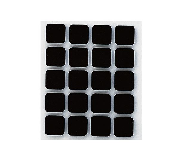 Antideslizante Adhesivo Negro 17x17 Mm (20u.)