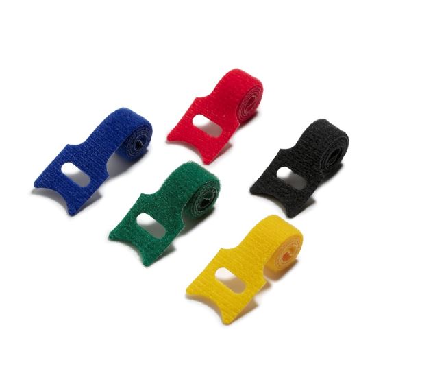 Bridas Textiles Cables Surtido Reutilizables 1x20x200 mm. (5u.)