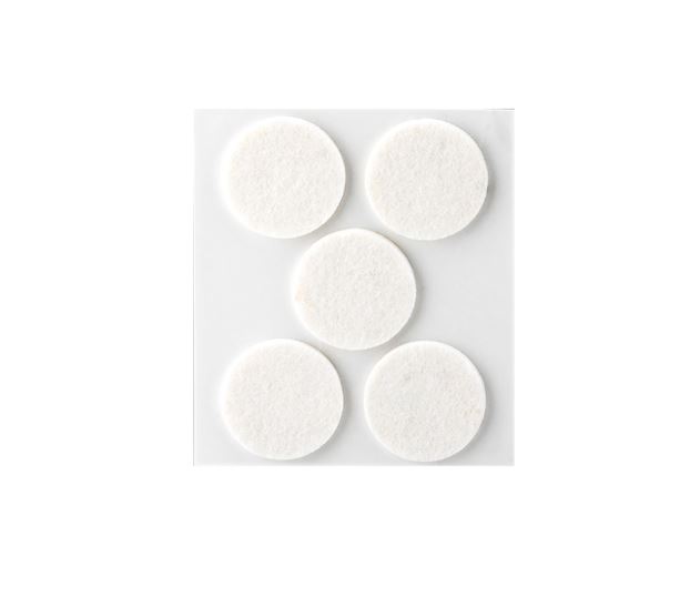 Fieltro Lana Adhesivo Blanco 3x34x34 mm. (5u.)