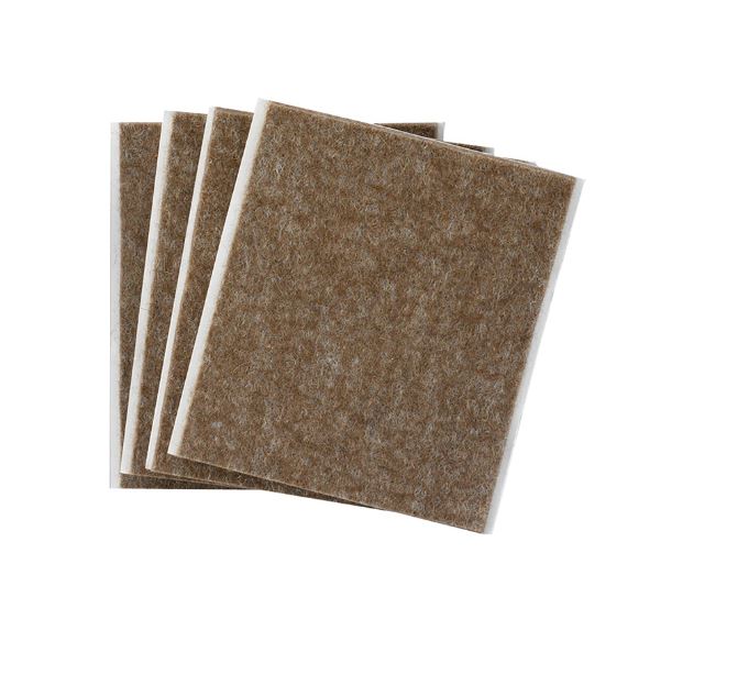 Fieltro Lana Adhesivo Marrón 3x100x85 mm. (4u.)