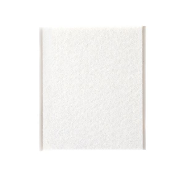 Fieltro Sintético Adhesivo Blanco 3x100x85 mm.