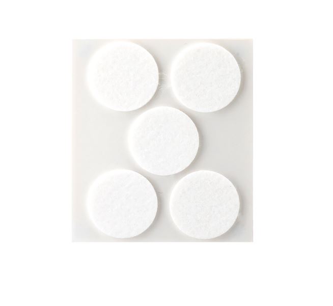 Fieltro Sintético Adhesivo Blanco 3x34mm. (5u.)