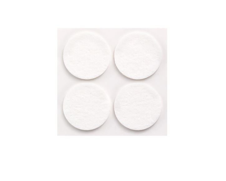 Fieltro Sintético Adhesivo Blanco 3x38mm. (4u.)