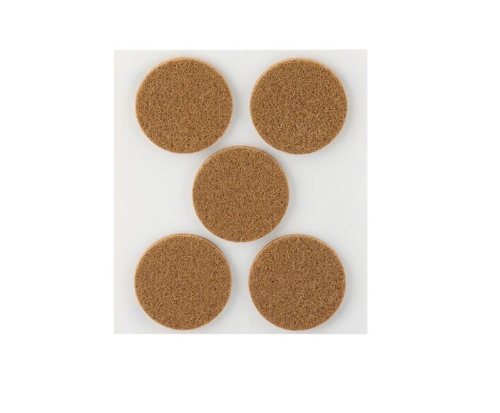 Fieltro Sintético Adhesivo Marrón 3 x 34 mm. (5u.)
