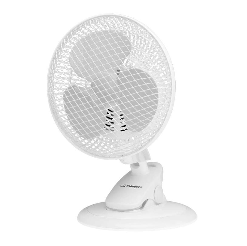 Ventilador 3 en 1. Pinza Aspas: 17,5 Cm. 2 Velocidades
