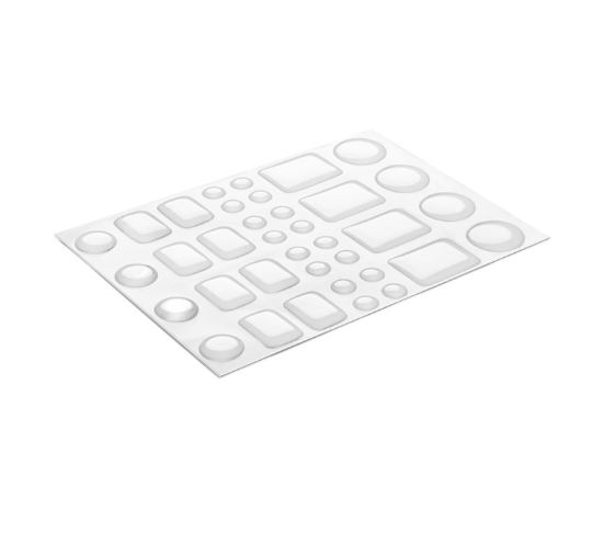 Gotas Adhesivas Transparente Multifigura (36 piezas)