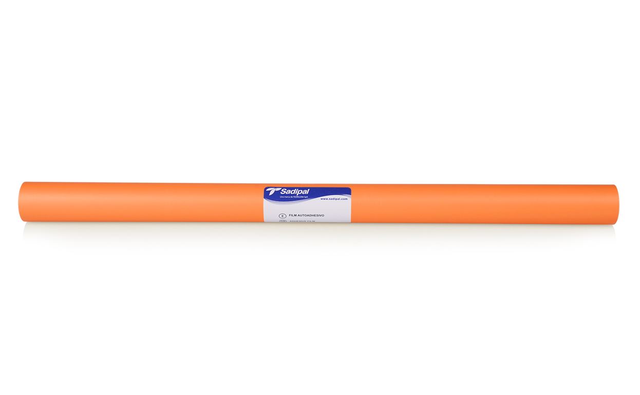 Film Adhesivo Color Vinilo 70 Naranja Mate 0,50 X 15m