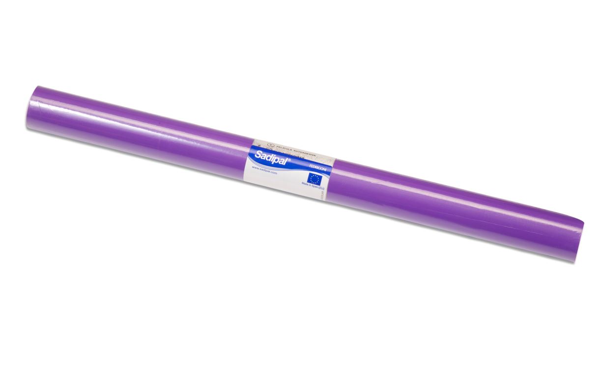 Film Adhesivo Color Vinilo 70 Morado Glossy 0,50 X 15m