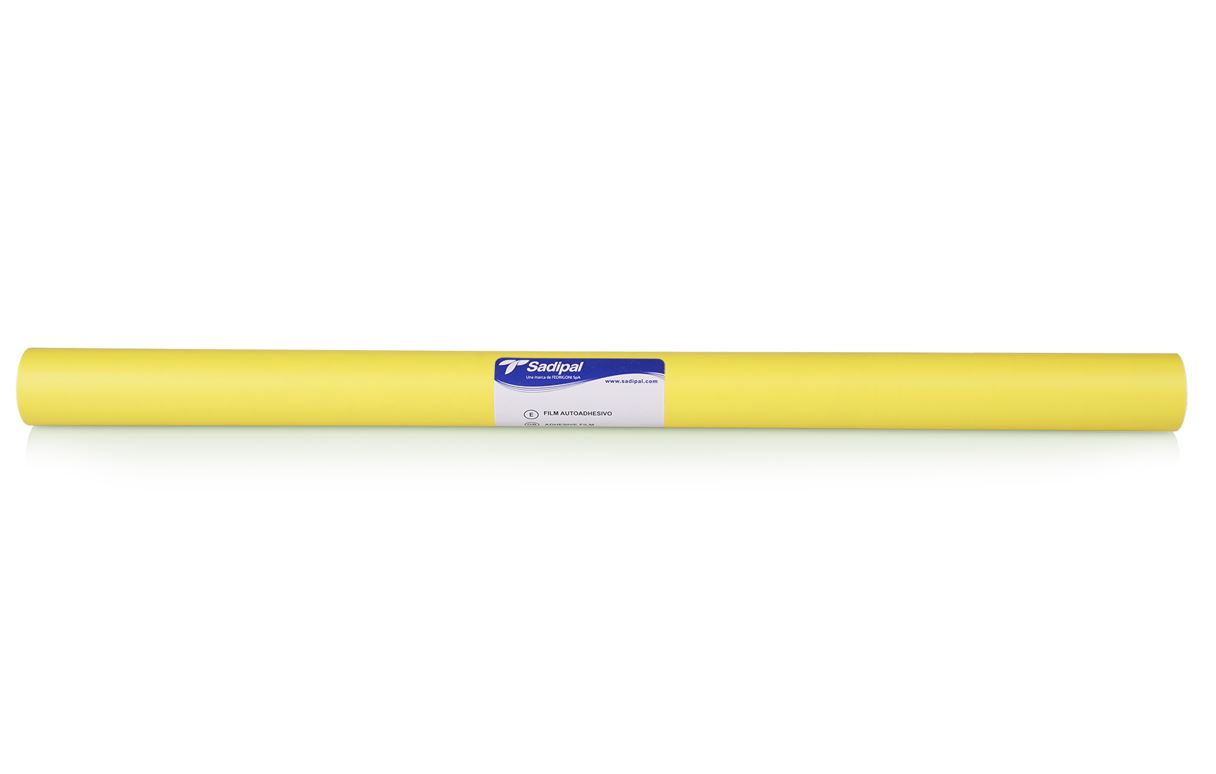 Film Adhesivo Color Vinilo 70 Amarillo Mate 0,50 X 15m