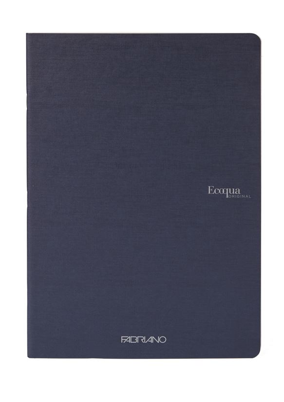 Cuaderno Ecoqua A4 Grap. Liso Azul Oscuro 90g A4