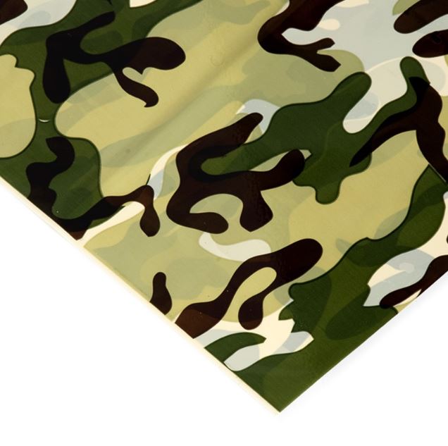 Bolsa Polietileno estampada Camuflaje 60x100cm (10u.)