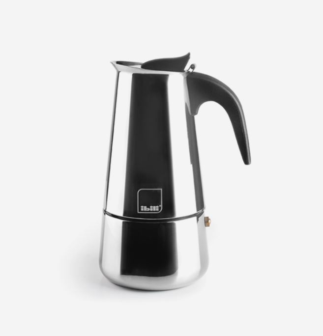 Cafetera Express Moka 6 tazas. Asa de Baquelita