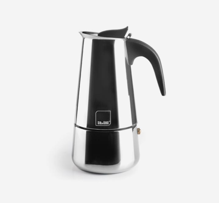 Cafetera Express Moka 10 tazas. Asa de Baquelita