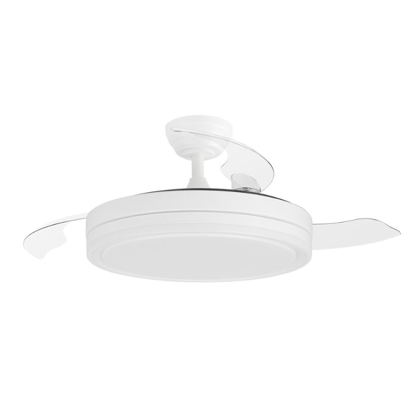 Ventilador Techo Retráctil Blanco Aspas: 105cm 35w 6 velocidades