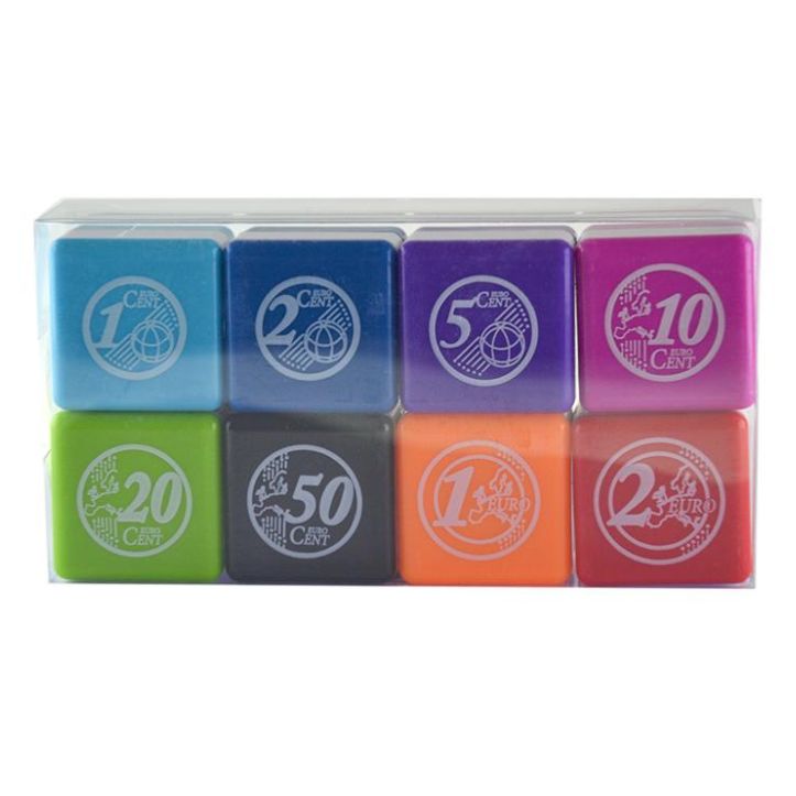 Pack 8 Sellos Monedas Euro