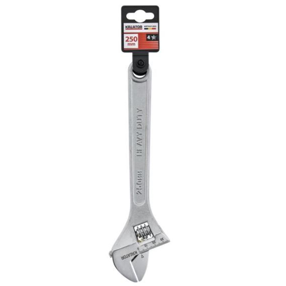 Llave Inglesa Ajustable 10 Pulgadas. Acero Carbono 250mm.