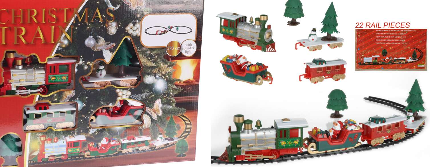 Tren de Navidad 22u