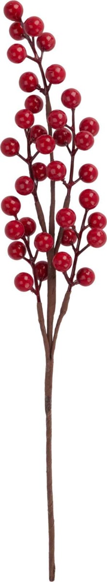 Rama de Berries Roja Navidad 38cm.