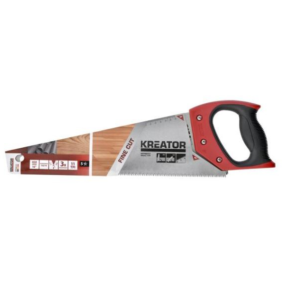 Serrucho de Mano de Corte Fino Madera y Plastico 400mm.