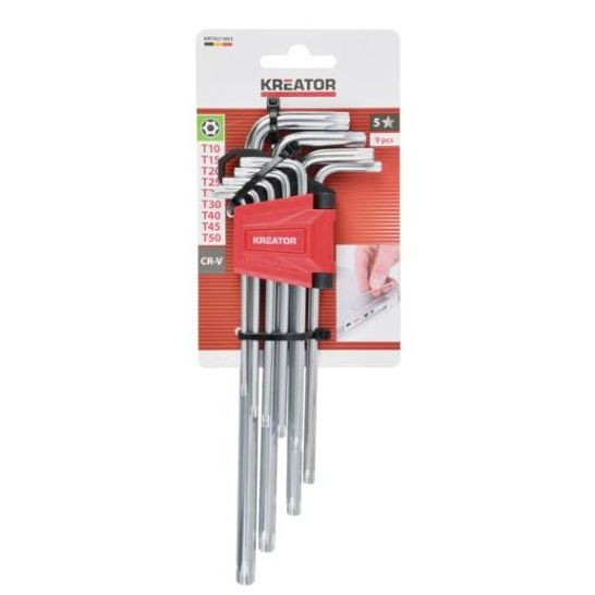 Llave Hexagonal Larga Tx (9u.)