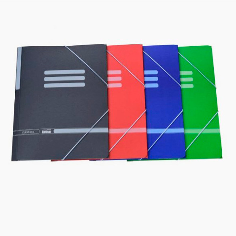 Carpeta Gomas y Solapas Folio Nº6 Colonova Plomo