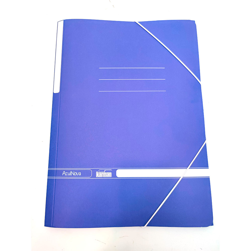 Carpeta Gomas y Solapas Nº6 Añil Fº Prolong