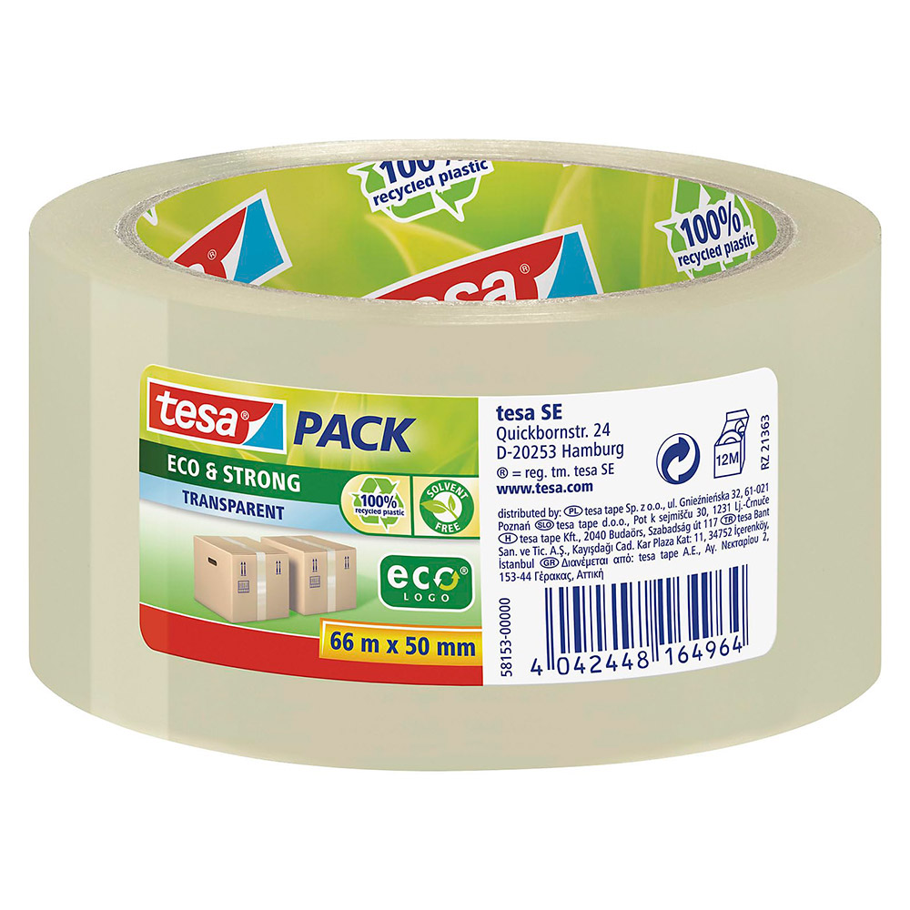 Cinta Adhesiva Tesapack Transparente 66 m x 50 mm