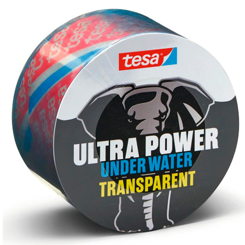 Cinta Ultra Power Under Water Transparente 1,5 m x 50 mm