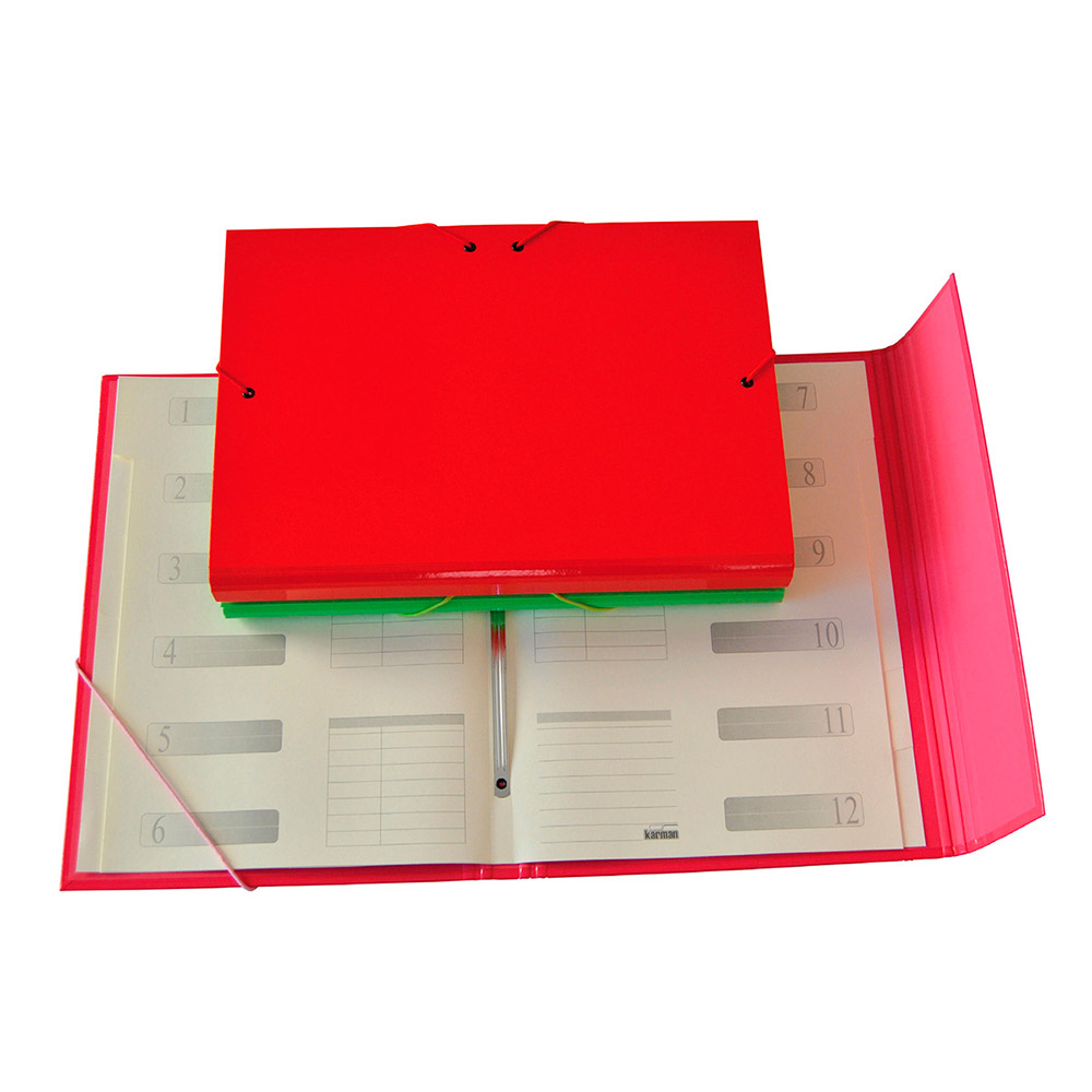 Clasificador 12 Dptos Fº Solapa y Fleje Neris Pistacho