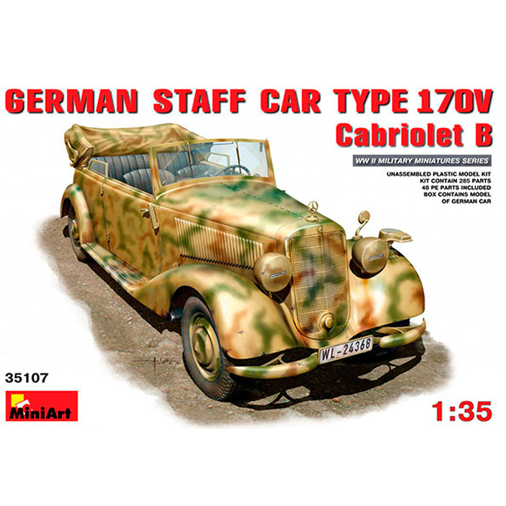 Coche German Staff Typ 170V CabrioB 1/35