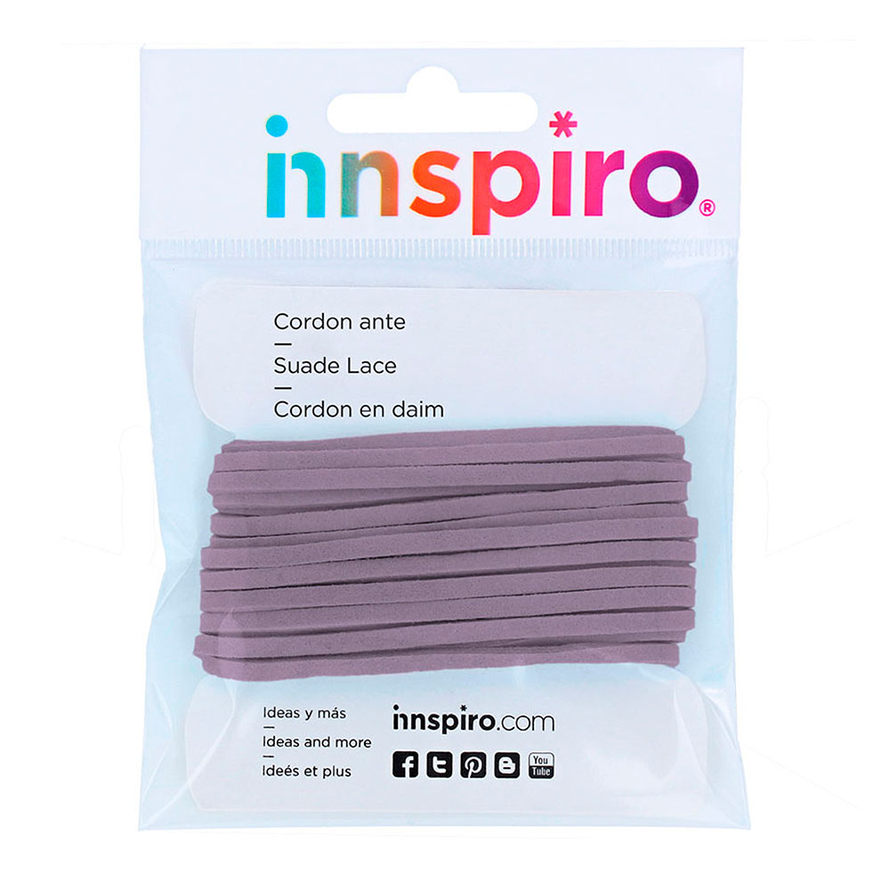 Cordón ante Plano Morado 3mm. 5m. 15806
