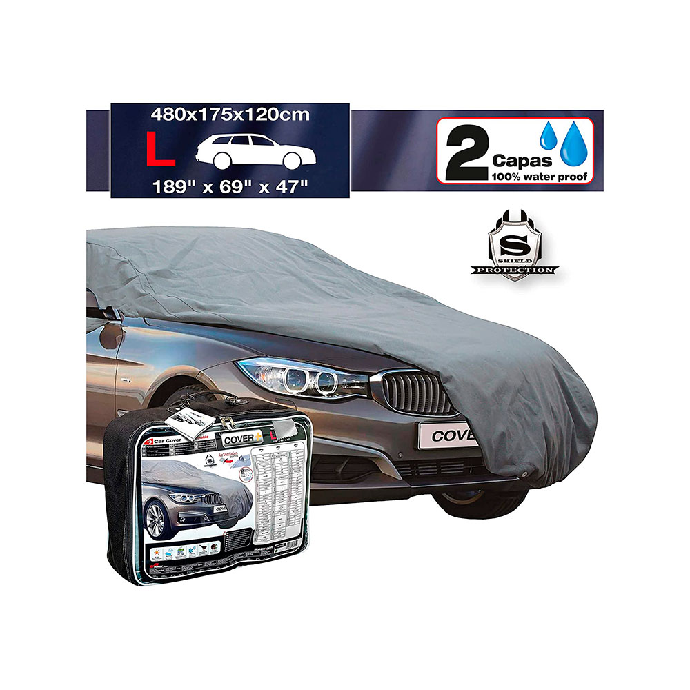 Funda Cubrecoche Nylon Plastif. L