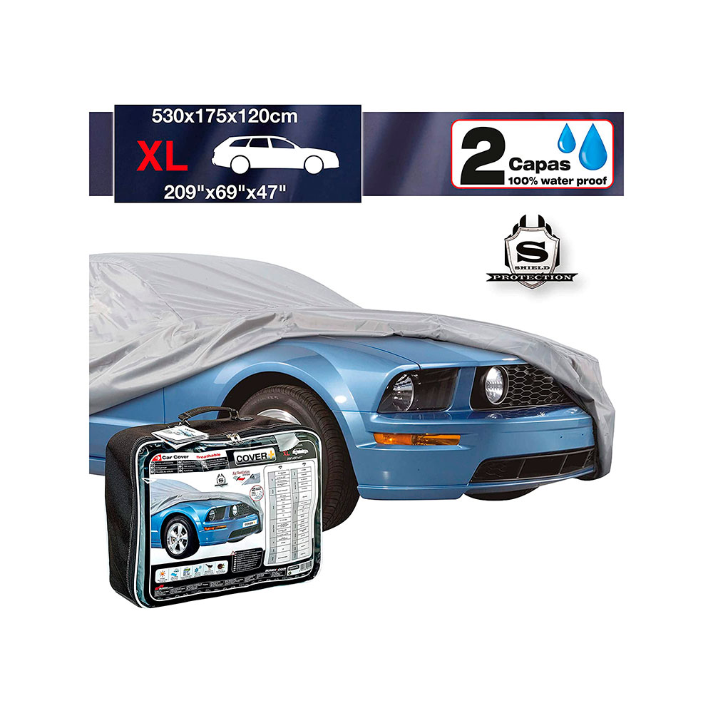 Funda Cubrecoche Nylon Plastif. Xl