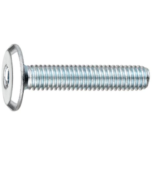 Tornillo Cabeza Plana M6x30mm Vz (60 piezas)