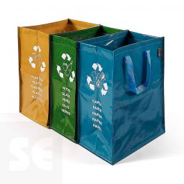 Bolsas Plástico Reciclaje Set 3 uds.
