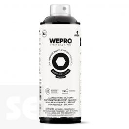 Pintura Mtn Wepro Solvent Negro Cosmos Brillante 400 ml