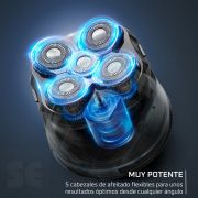 Afeitadora de Cabeza Gentlebald Barber 5 Cabezales Rowenta
