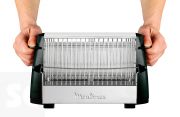 Tostadora Multipan Acero Inoxidable para 4 Rebanadas Moulinex