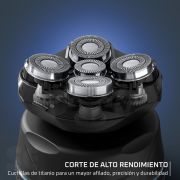 Afeitadora de Cabeza Gentlebald Barber 5 Cabezales Rowenta