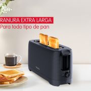 Tostador Morning 1 Ranura Larga Negro Moulinex