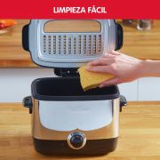 Freidora de Aceite Compacta, Termostato Ajustable, 1l. Moulinex
