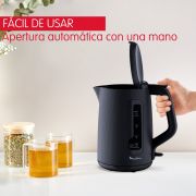 Hervidor de Agua Morning 1.7l. Negro Moulinex