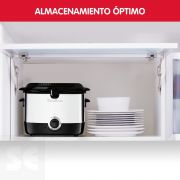 Freidora de Aceite Compacta, Termostato Ajustable, 1l. Moulinex
