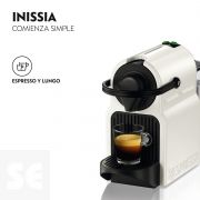 Cafetera Nespresso Inissia Blanca