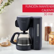 Cafetera de Filtro Morning Negra Moulinex