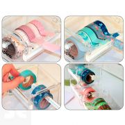 Dispensador Washi Tape Apilable 5 Rollos Diseños Surtidos