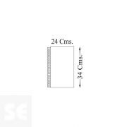 Fundas 24x34 cm Paq. 10 uds.