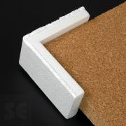 Cantonera de Porexpan pequeña 125x125 x ancho 65 mm (2 uds.)