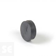 Imán de Ferrita diámetro 25x4 mm (grueso) 1u.